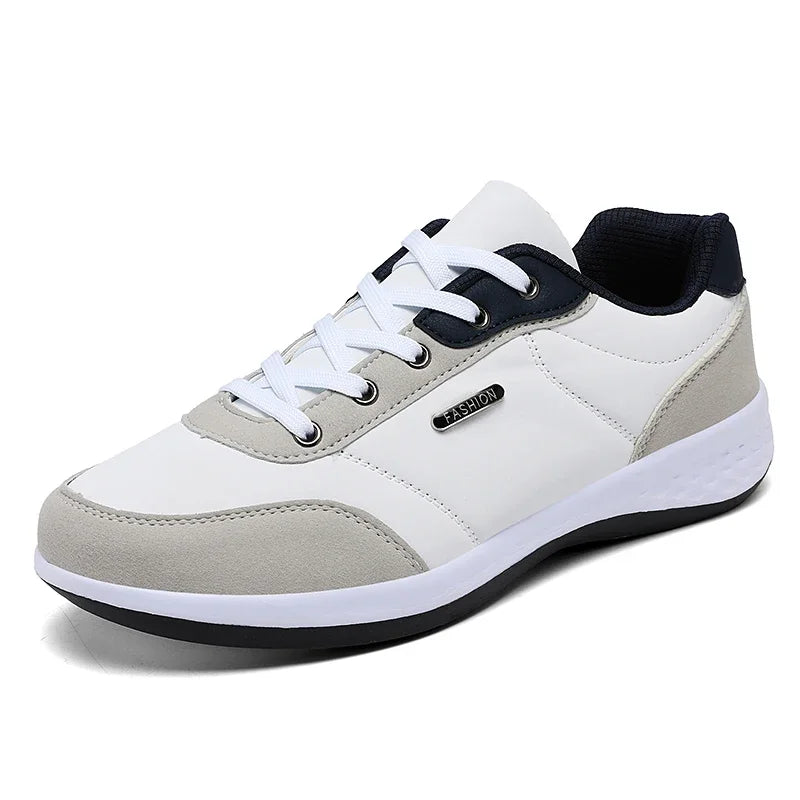 New Men Shoes Spring Autumn Waterproof Walking Sneakers Leisure Male Leather Sports Shoes Non-Slip Footwear Tennis for Men