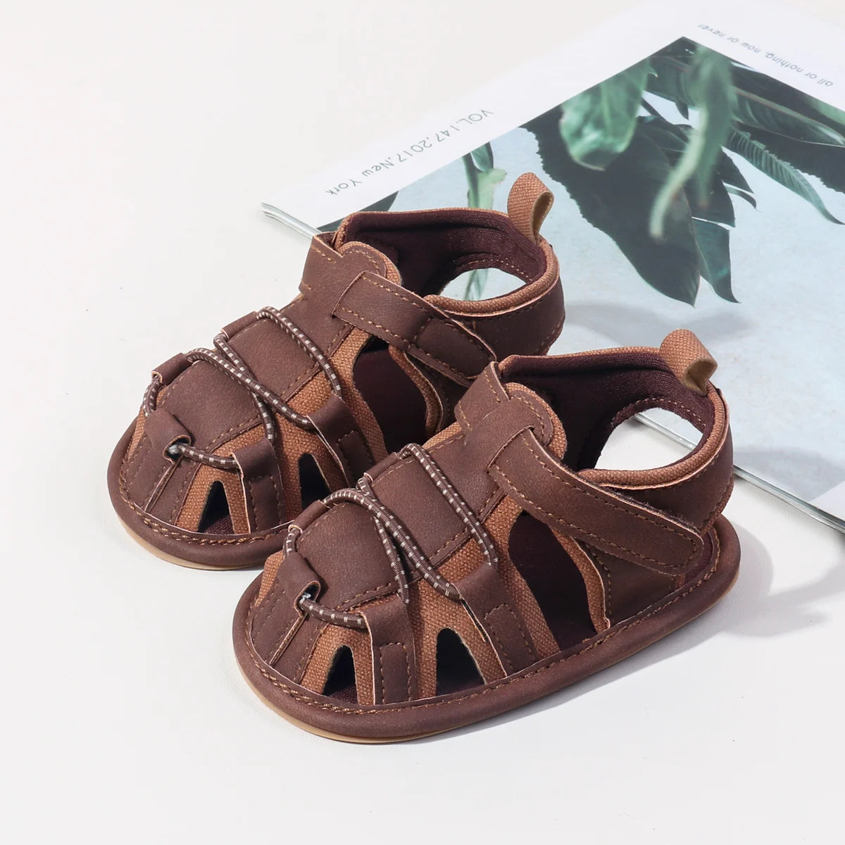 New Baby Shoes For Learning To Walk Spring And Summer Fashion Baby Shoes Soft Sole Anti-slip Sandals For Boys And Girls With Vel