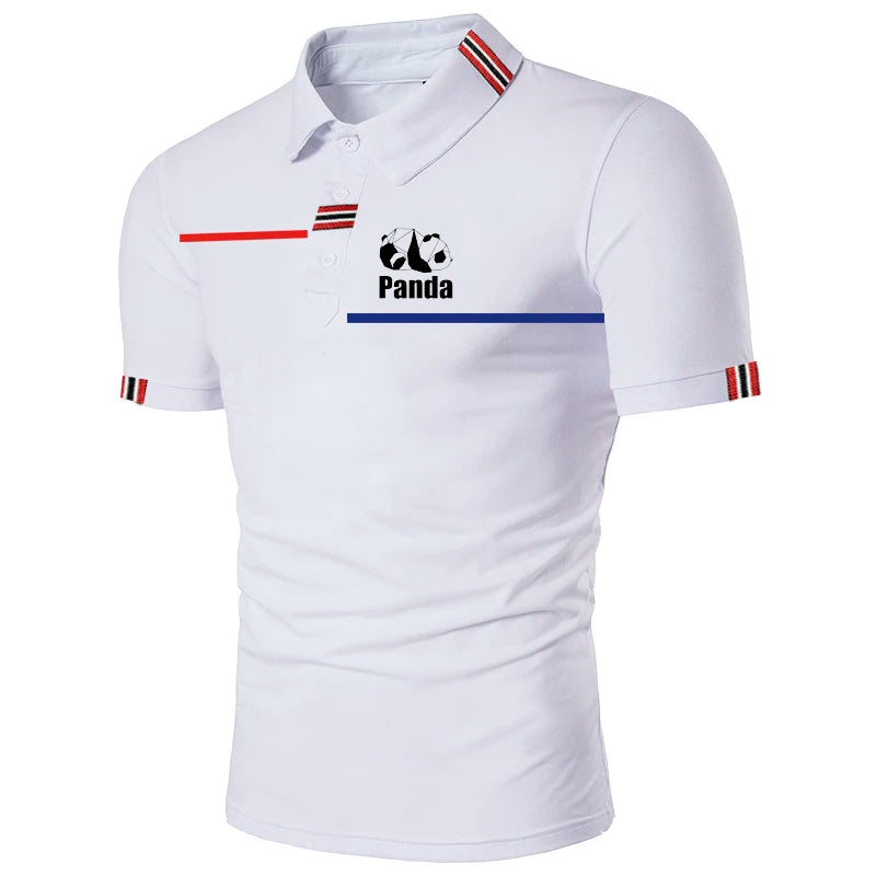 Summer Men's High Quality Polo Shirt Casual Sportswear Short Sleeve Lapel T-shirt Loose Fashion Clothing Golf Top