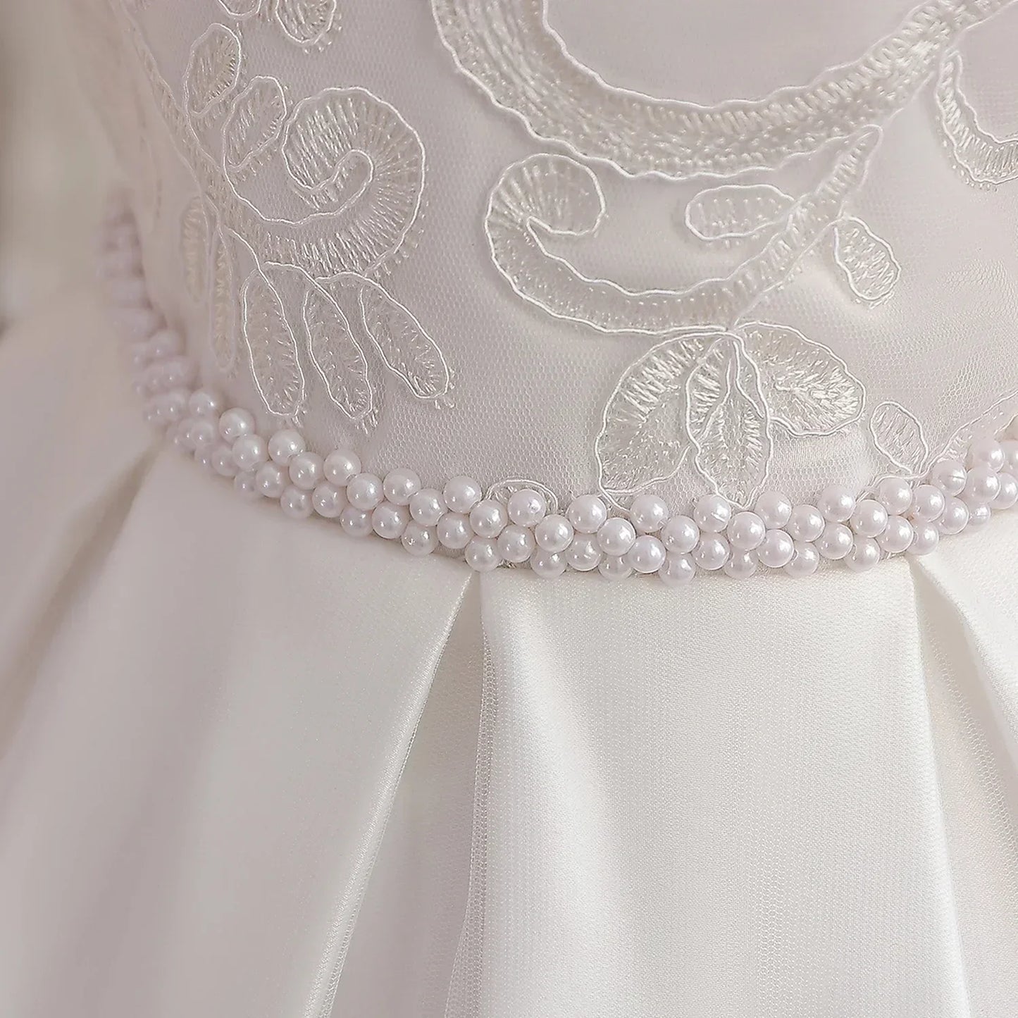 Baby Girls 1st Birthday Pink Princess Dress for Luxury Embroidery Costumes Kids Baptism Party Beading Clothes Toddler Dresses
