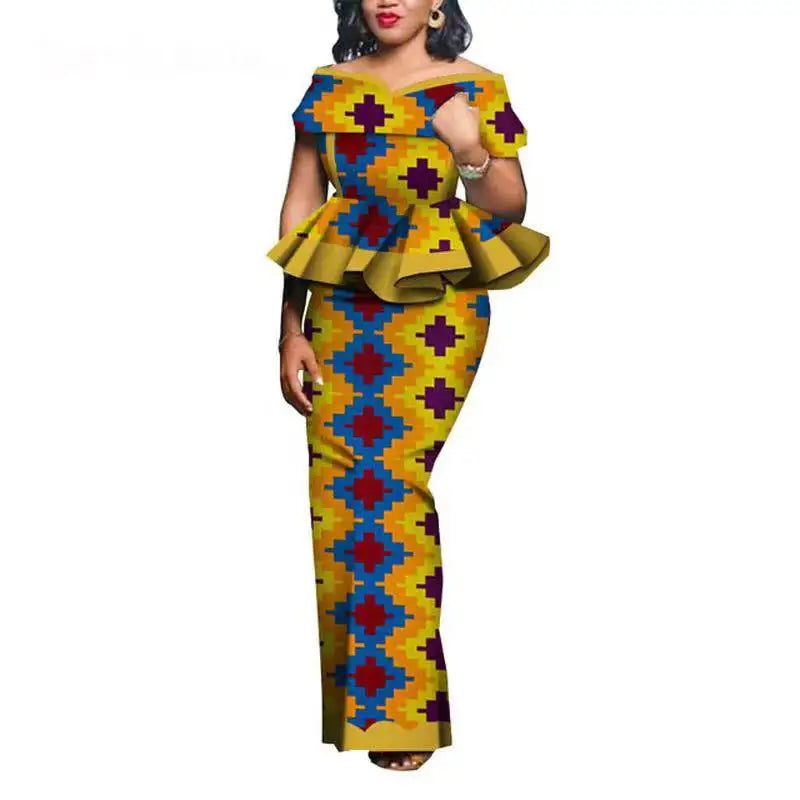 SALE!!! Party African Dress Women Skirt Sets Traditional 2 Pieces Suits Custom Made Dashiki Tops and Skirts Plus Size Clothing