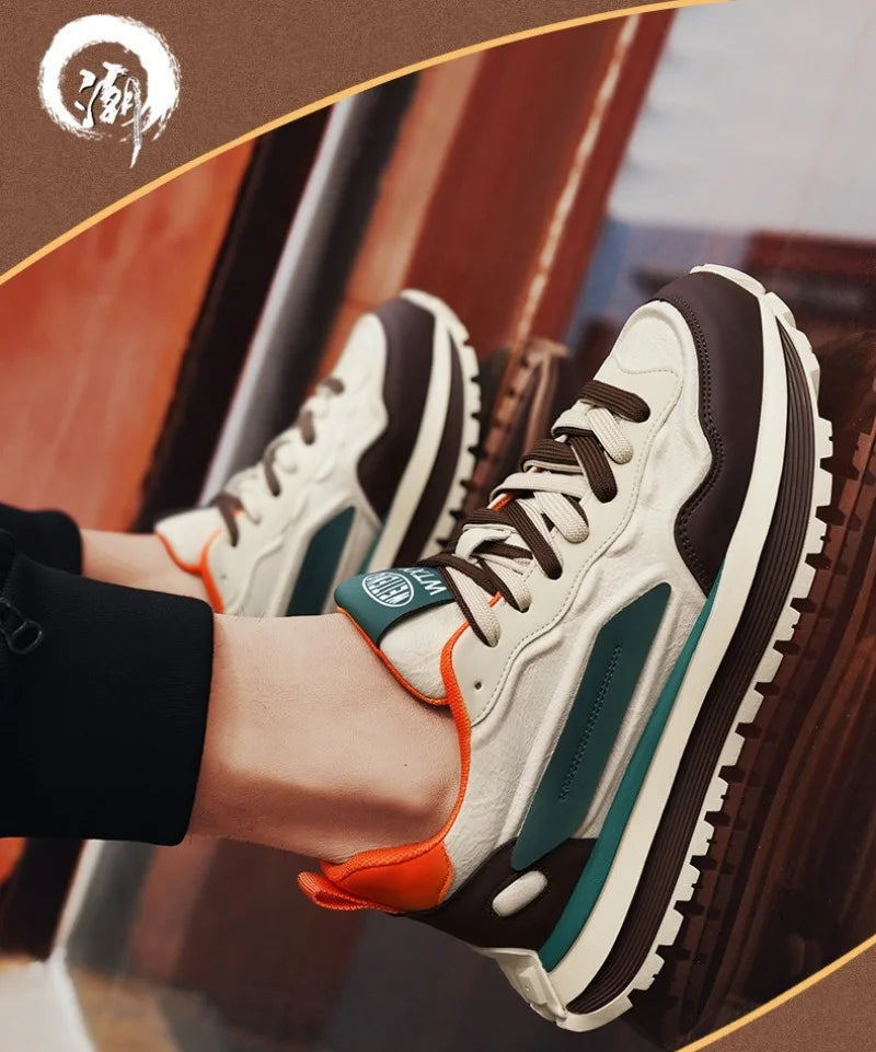 Trend Men Versatile Sneakers 2025 Autumn High Quality Comfortable Platform Sports Running Shoes Outdoor Youth Shoes for Men Plus