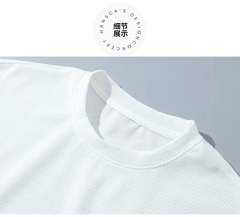 Summer men breathable quick dry jogging basketball sports suit fashion short-sleeved casual crewneck T-shirt + shorts two-piece
