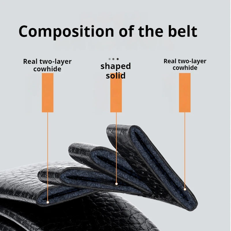 Belt for Men Business belt Men Genuine Leather Belt Automatic Belts Fashion belt Adjustable belts