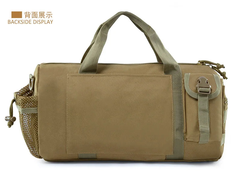 Men's Large Capacity Dry Wet Separation Crossbody Portable Sports Training and Fitness Bag Short Distance Travel Luggage Tote