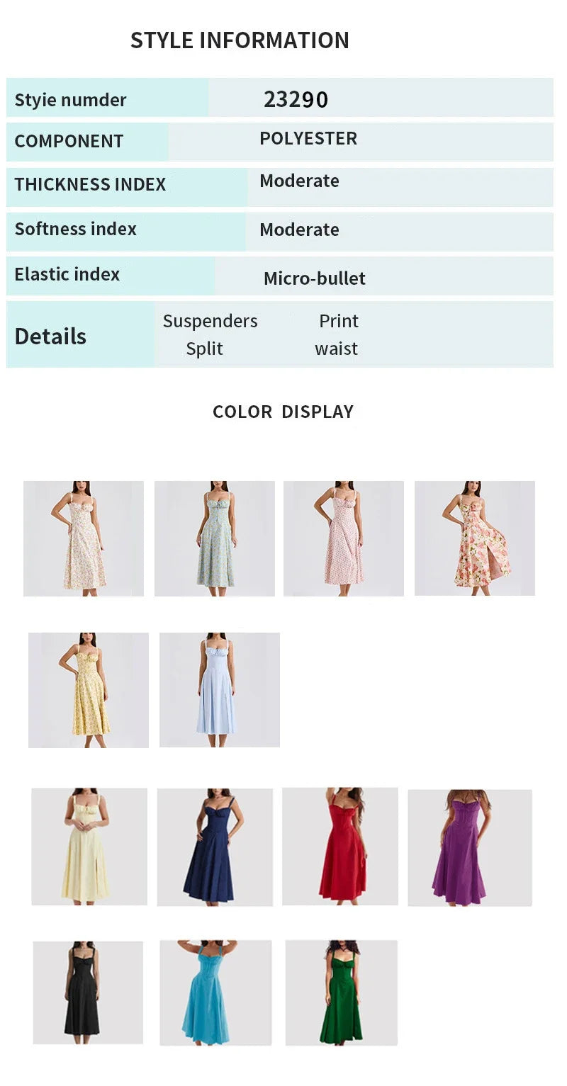 Women Beach Vacation Dress French Lazy Style Dress-Solid Color Or Printed Multi-Color Spring Summer 2025 New Arrival