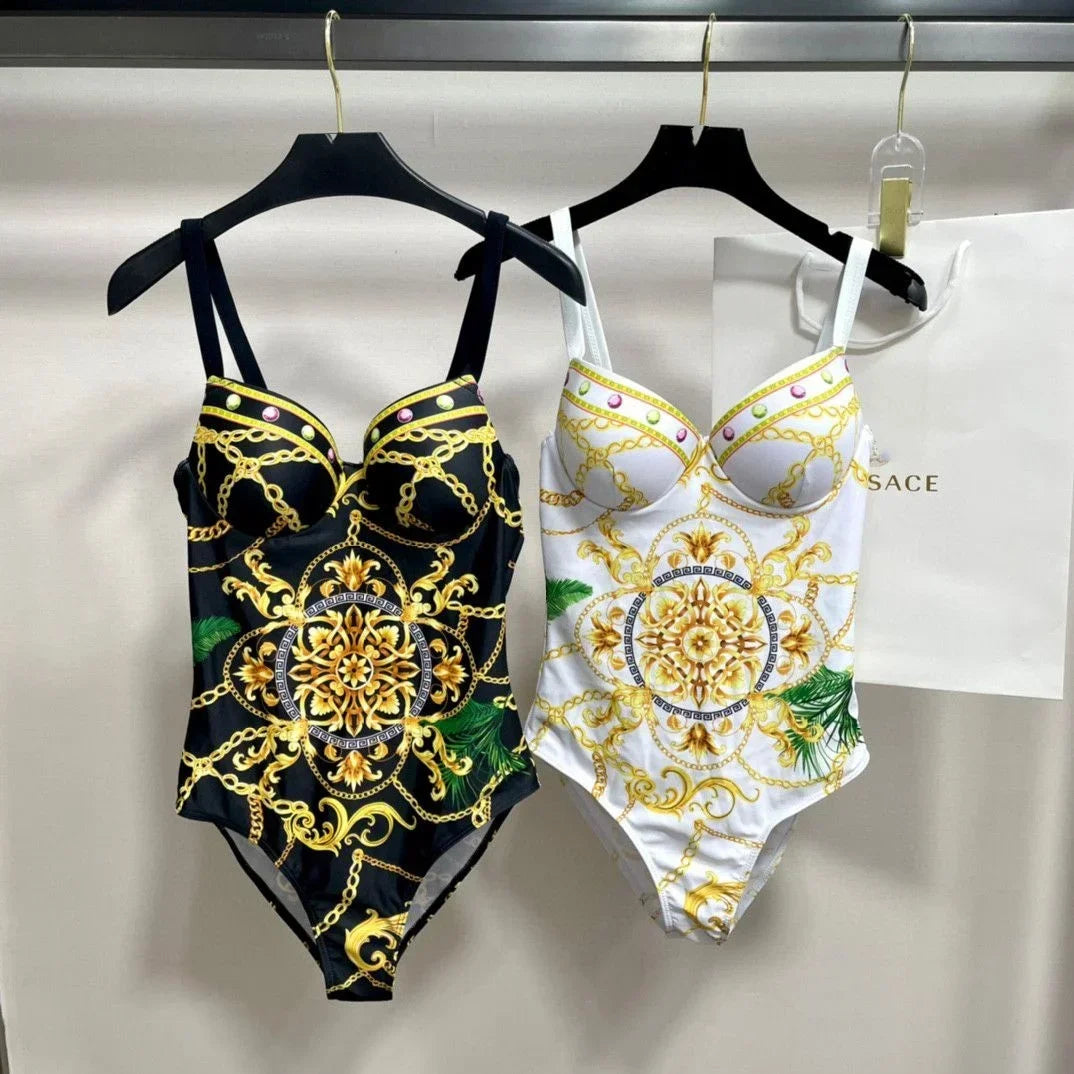 Sexy High Waist Bikini 2025 Women Halter Swimwear Female Swimsuit Solid Bathers Swimming Bathing Swim Suit Summer Beachwear