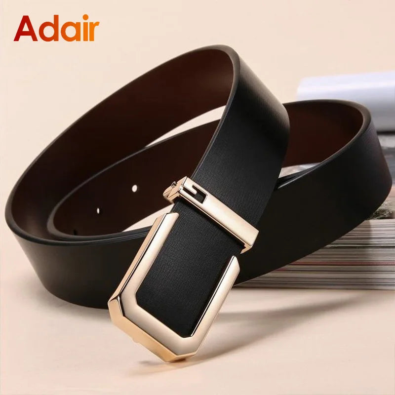 Men Belts Genuine Leather Bussines Fashion Designer Belt Luxury Casual Brand Waistband High Quality Belts for Men Strap HQ239