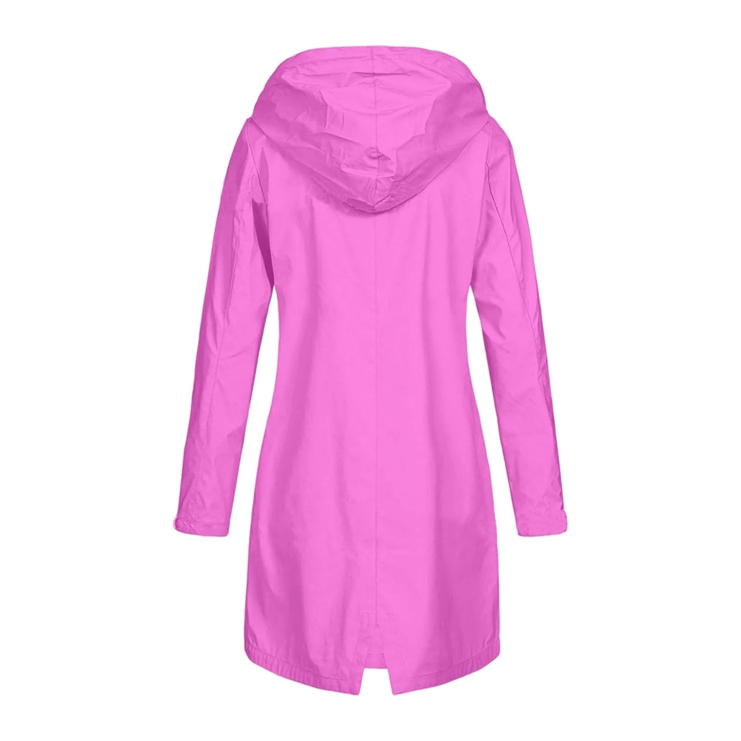 2025 New Long-sleeved Raincoat Zipper Women's Jacket Outdoor Hooded Mountaineering Jacket Waterproof and Windproof Coats
