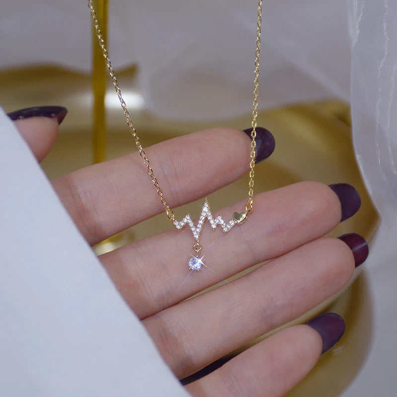 JUWANG Classic Retro Metal Luxury Rhinestone Super Shine Zircon Angle Wing Necklace For Women Sexy Stainless Steel Pendant 2023