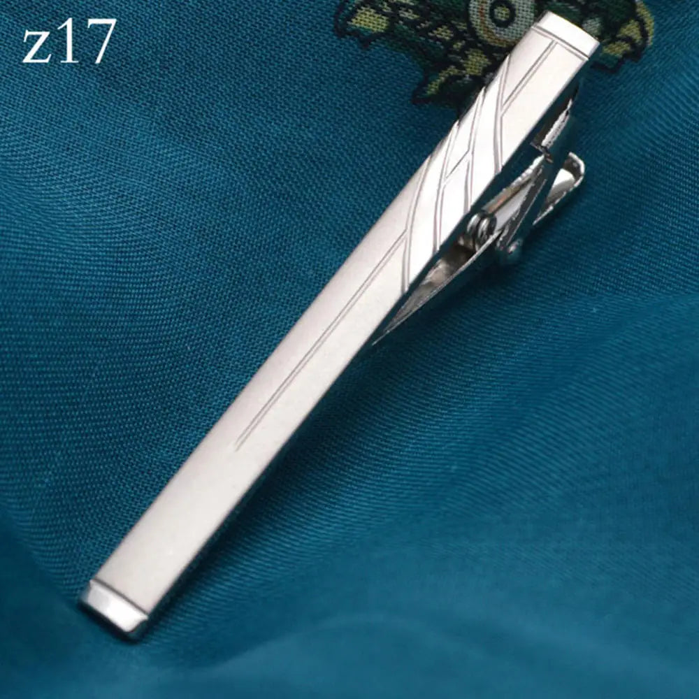 Men Metal Silver Gold Simple Necktie Tie Bar Clasp Clip Clamp Pin Men Stainless Steel For Business Ma Necktie Tie Clasps Fashion