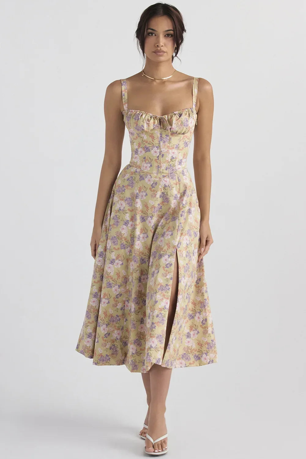 Women Beach Vacation Dress French Lazy Style Dress-Solid Color Or Printed Multi-Color Spring Summer 2025 New Arrival