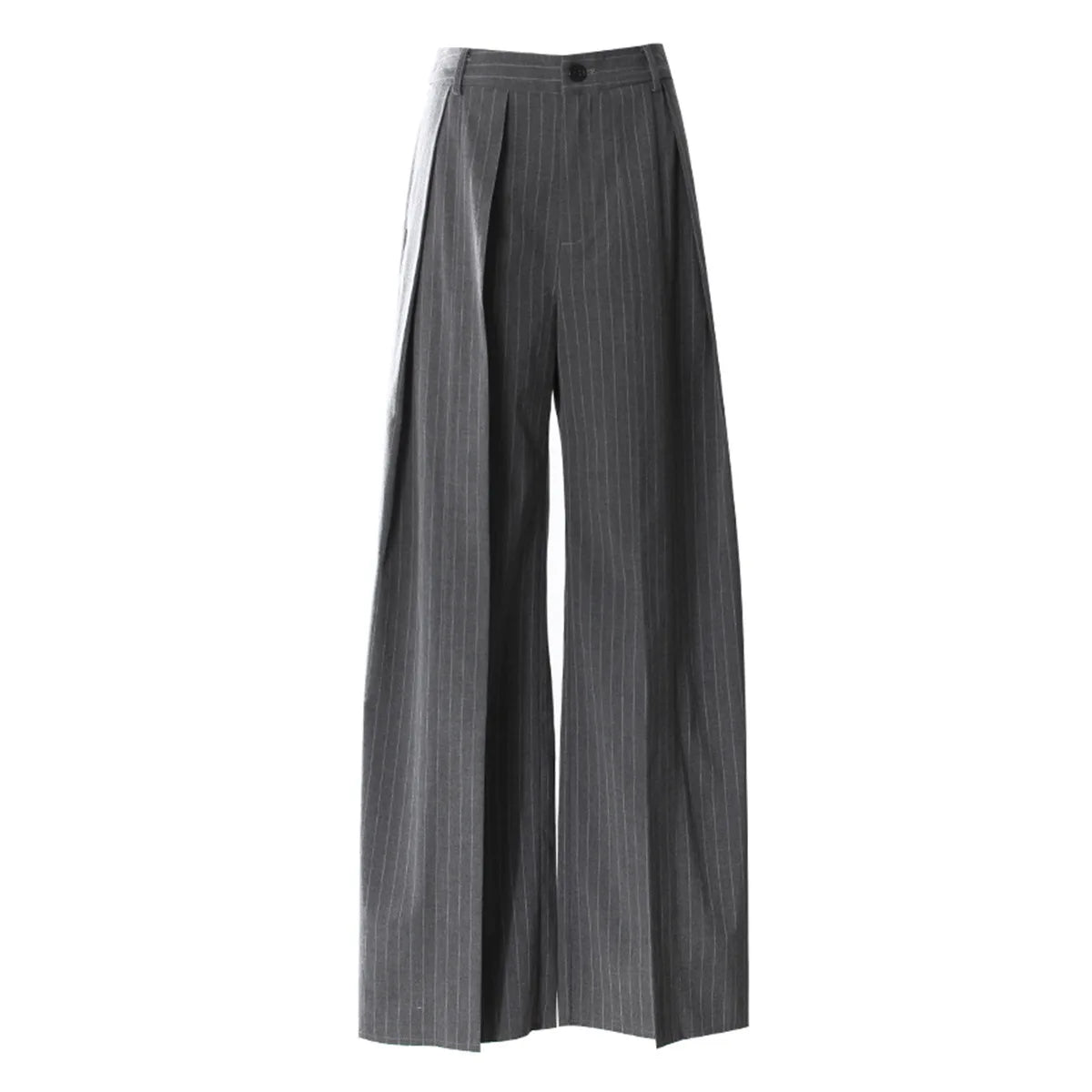 ZMEENNA Gray Stripe Patchwork Skirt Gauze Pants 2 Piece Sets For Women 2025 Spring Fashion Female New Elegant Pants ZM616