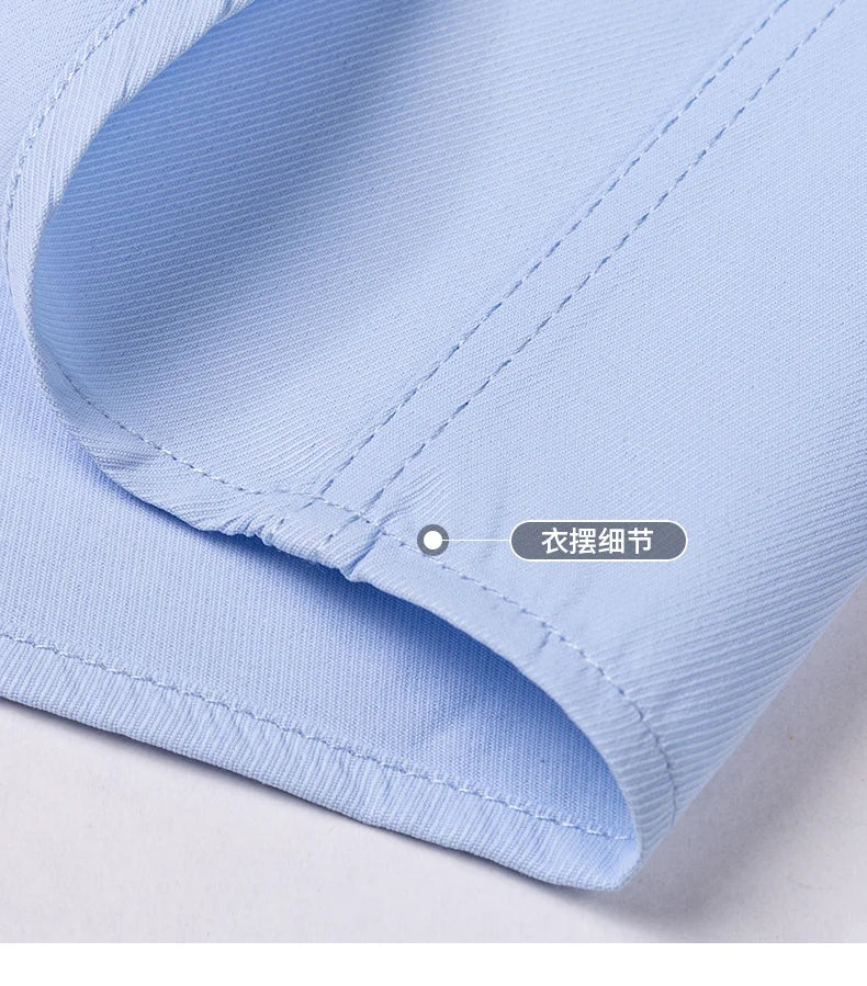 New Men's White Business Shirt Autumn Long Sleeve Leisure Plus Size Big 11XL 10XL 9XL Patchwork Black Yellow Social Dress Shirts