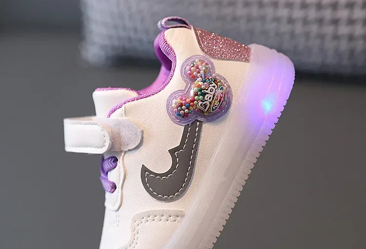 Tenis Children Led Shoe Boys Girls Lighted Sneakers Glowing Shoe for Kids Soft Soled Breathable Casual Infant Toddler Baby Shoes
