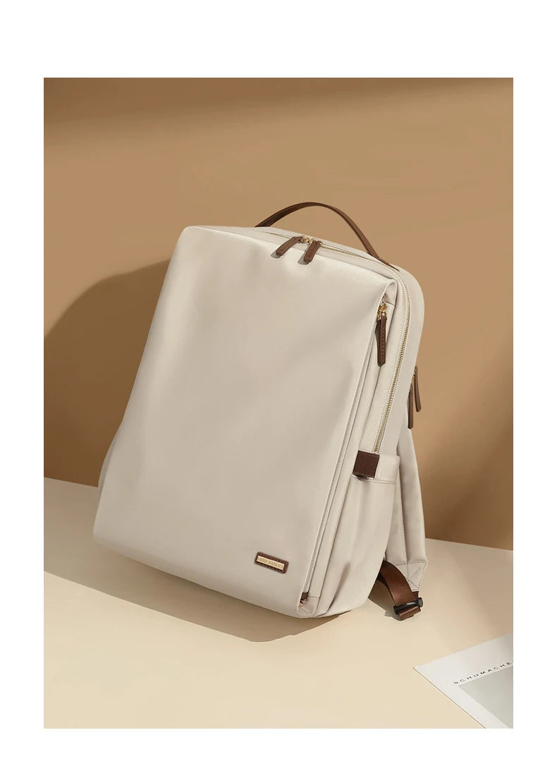 GOLF Laptop Backpack Women Elegant 14 inch Notebook Bags Waterproof Backpacks Woman Work Back Pack Casual Multi Pockets Bagpack