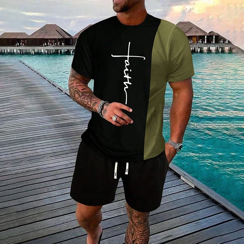 Popular Men S Casual Suit Oversized Loose Sweat Wicking Lightweight Non Damaging To The Skin Wear Resistant And Non Pilling