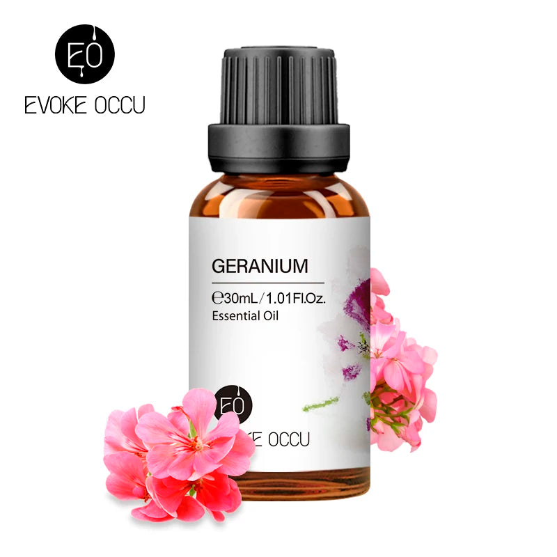30ML Pure Jasmine Rose Mint Lavender Vanilla Essential Oil for Diffuser, Humidifier, Massage, Skin Hair Care, Soap Candle Making