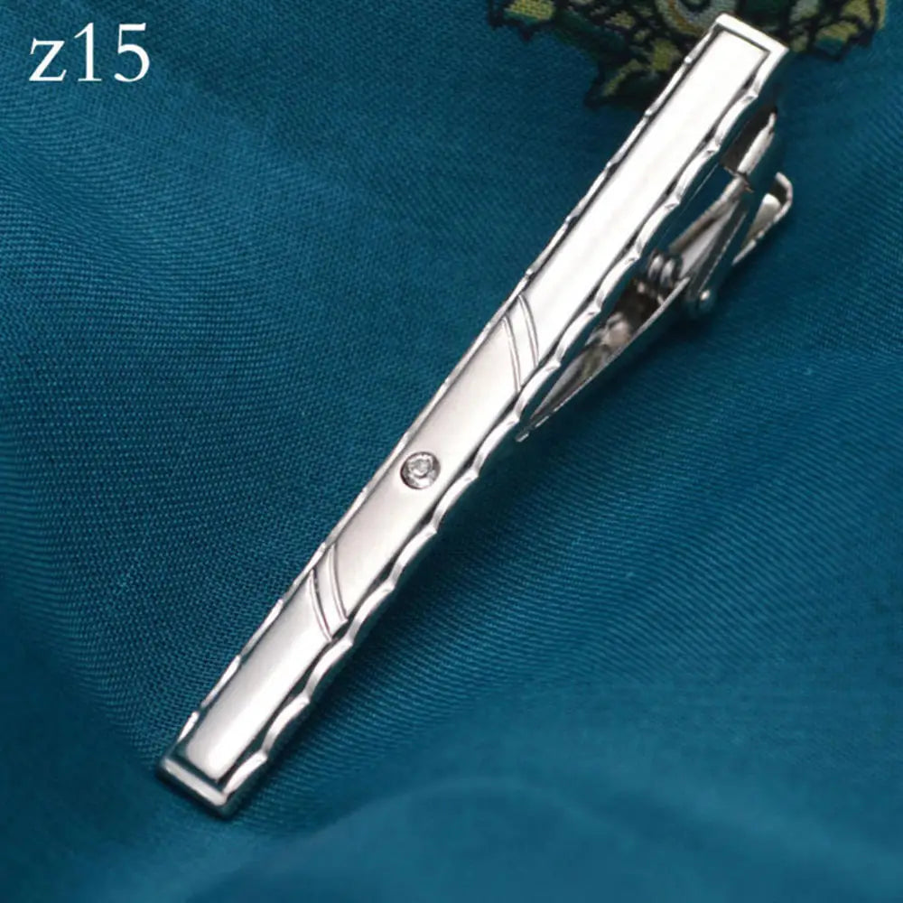 Men Metal Silver Gold Simple Necktie Tie Bar Clasp Clip Clamp Pin Men Stainless Steel For Business Ma Necktie Tie Clasps Fashion