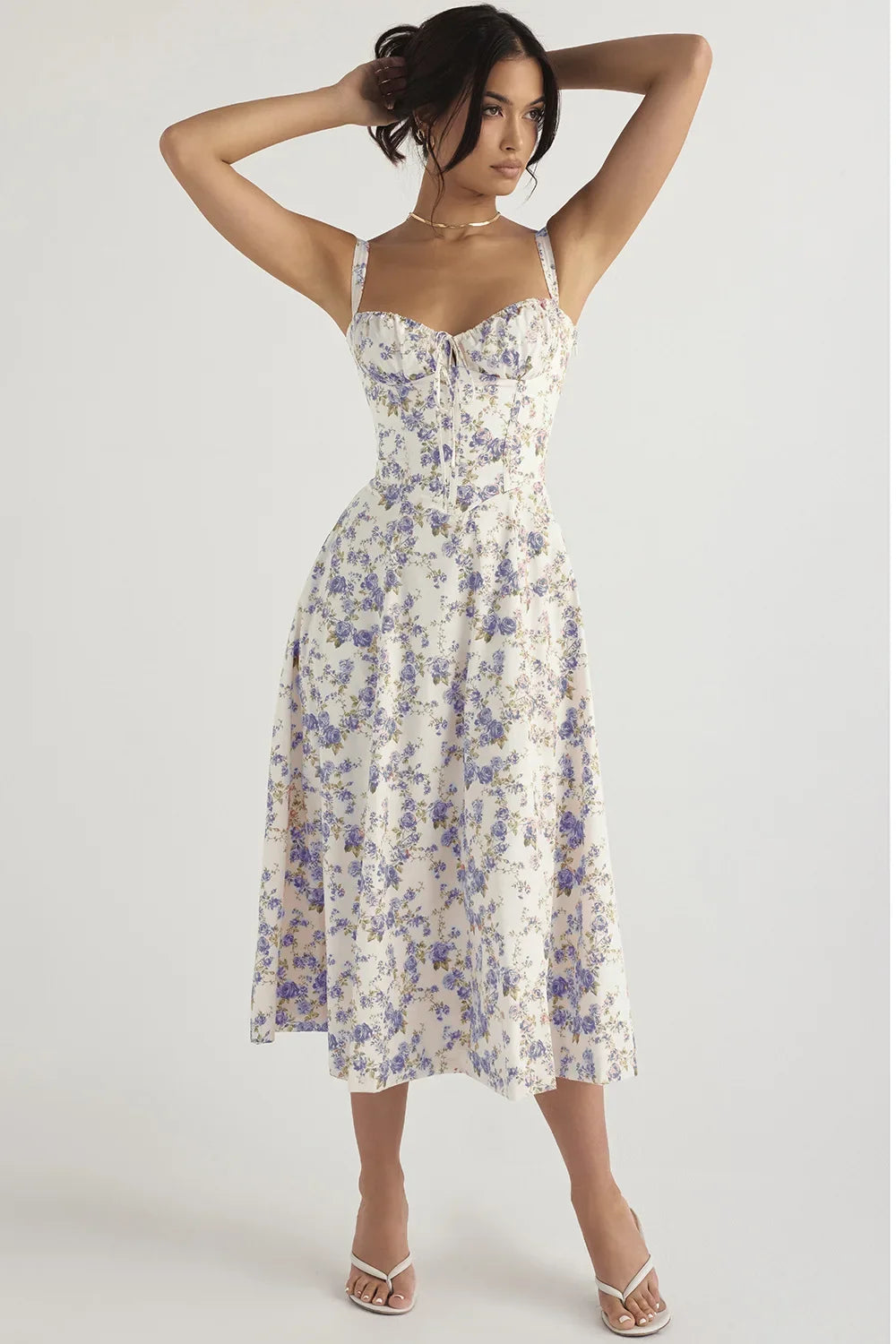 Women Beach Vacation Dress French Lazy Style Dress-Solid Color Or Printed Multi-Color Spring Summer 2025 New Arrival