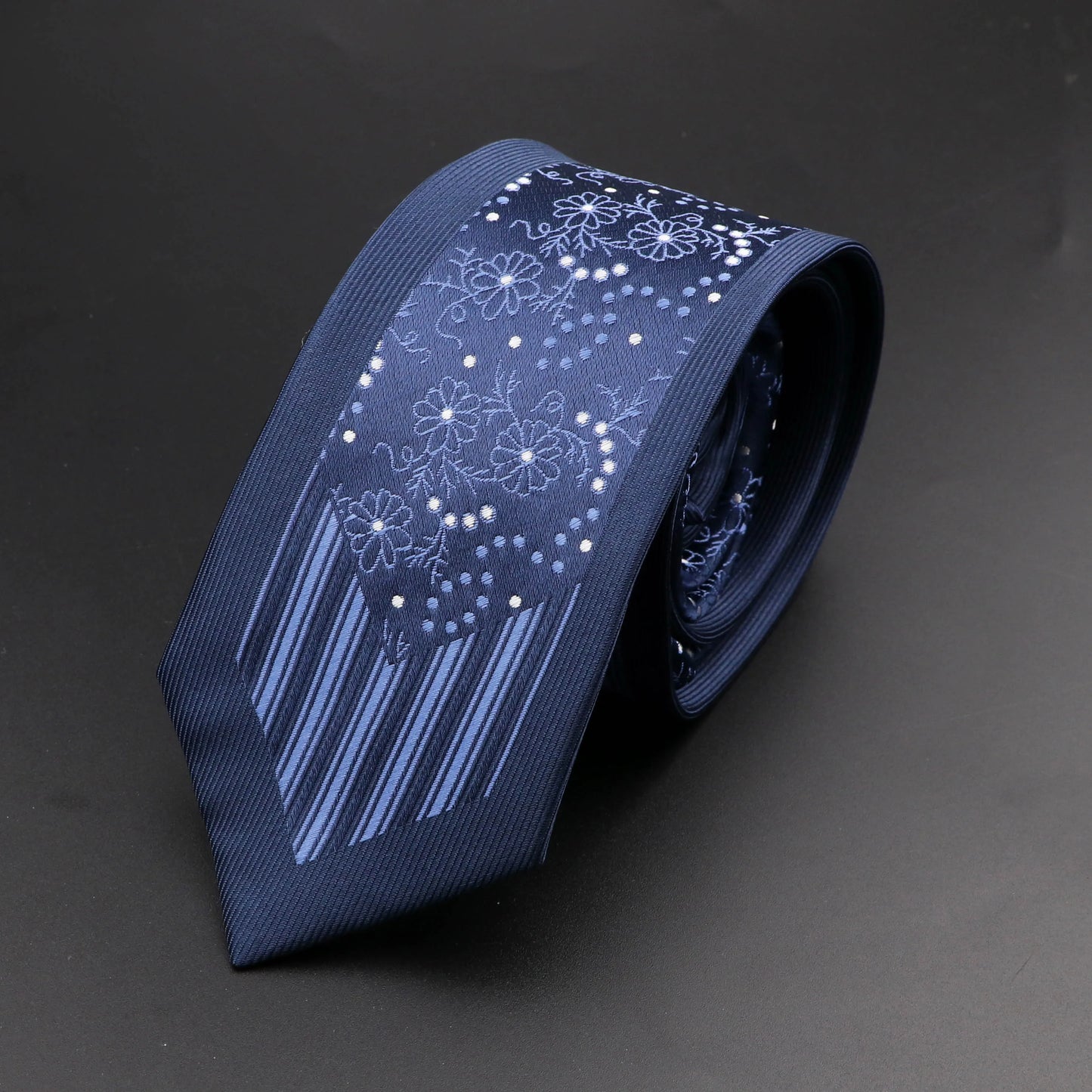 New Skinny 6cm Ties For Men Wedding Dress Necktie Perple Floral Paisley Patchwork Tie Business Slim Shirt Accessory Gift Cravate