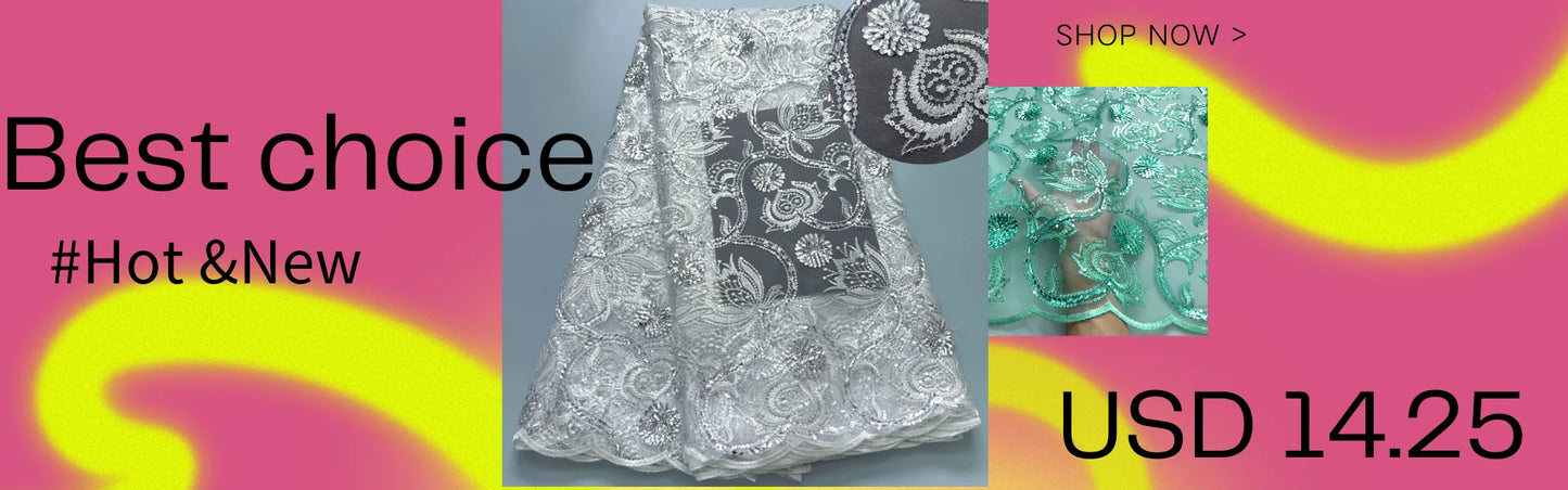 African Lace Fabric High Quality Embroidered Cotton Nigerian Swiss Voile Lace Fabric 2025 French Wedding Dress for Women A4295