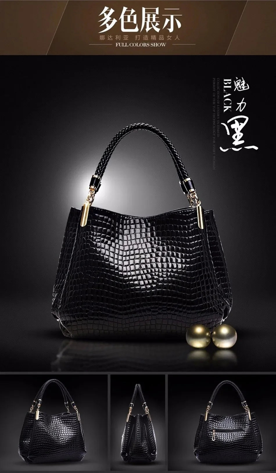Famous Designer Brand Bags Women Leather Handbags 2023 Luxury Ladies Hand Bags Purse Fashion Shoulder Bags Bolsa Sac Crocodile