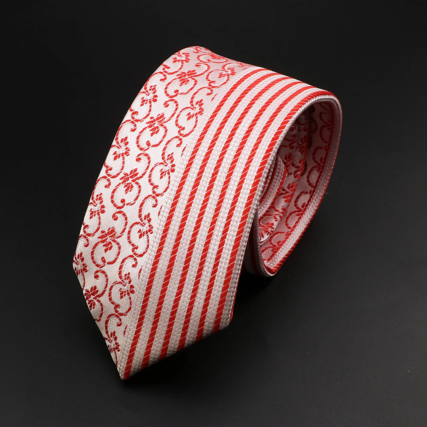 New Skinny 6cm Ties For Men Wedding Dress Necktie Perple Floral Paisley Patchwork Tie Business Slim Shirt Accessory Gift Cravate