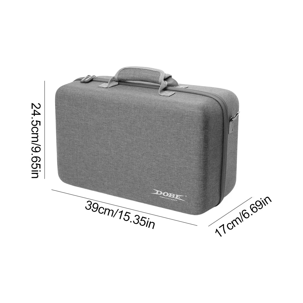 Hard Shell Carrying Case Storage Bag for PS5 Slim for PS5 Slim Console Controllers and Other for Playstation 5 Slim Console