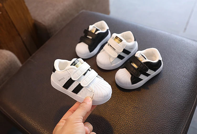 Baby shoes toddler shoes soft sole baby spring and autumn shell toe boys and girls shoes infant sneakers children's single s