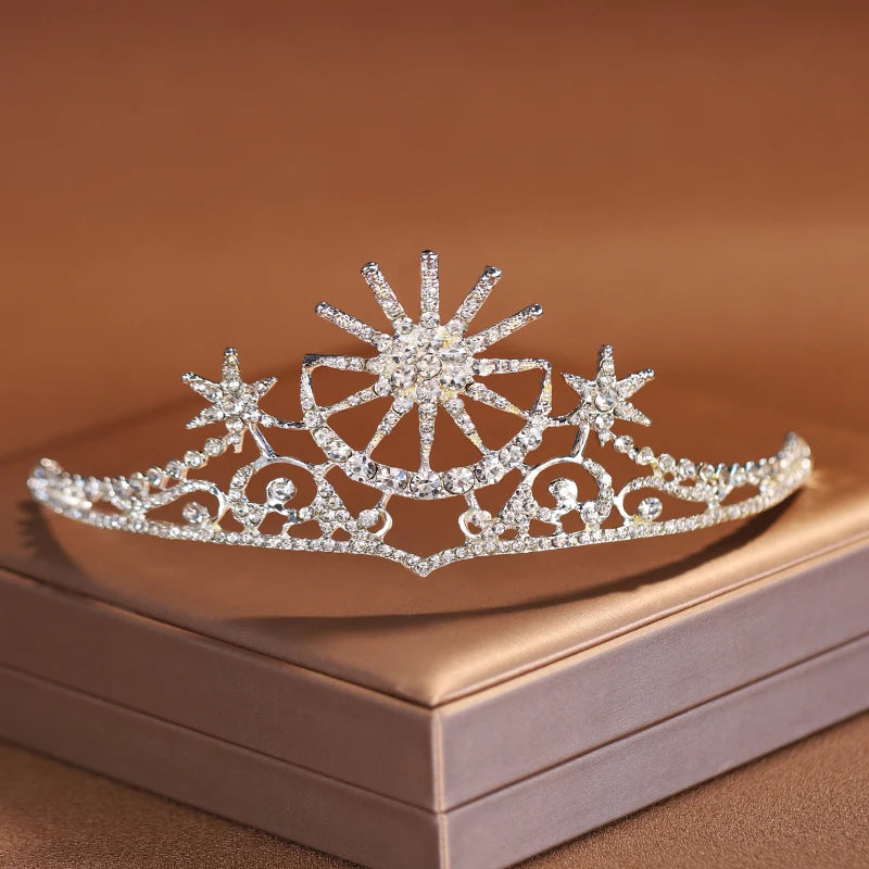 Itacazzo bridal headwear crown, classic Tiras suitable for women's weddings and birthday parties