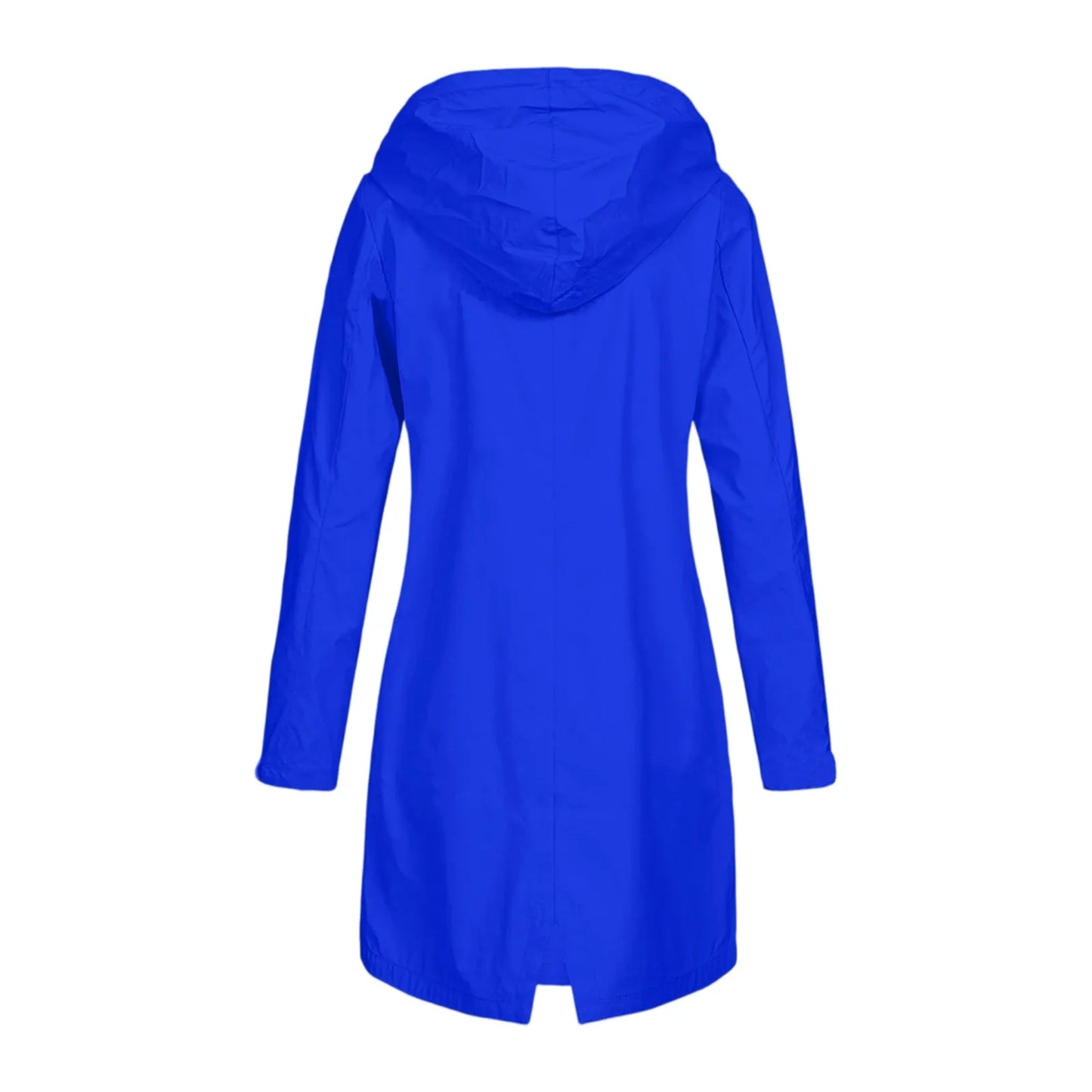 2025 New Long-sleeved Raincoat Zipper Women's Jacket Outdoor Hooded Mountaineering Jacket Waterproof and Windproof Coats