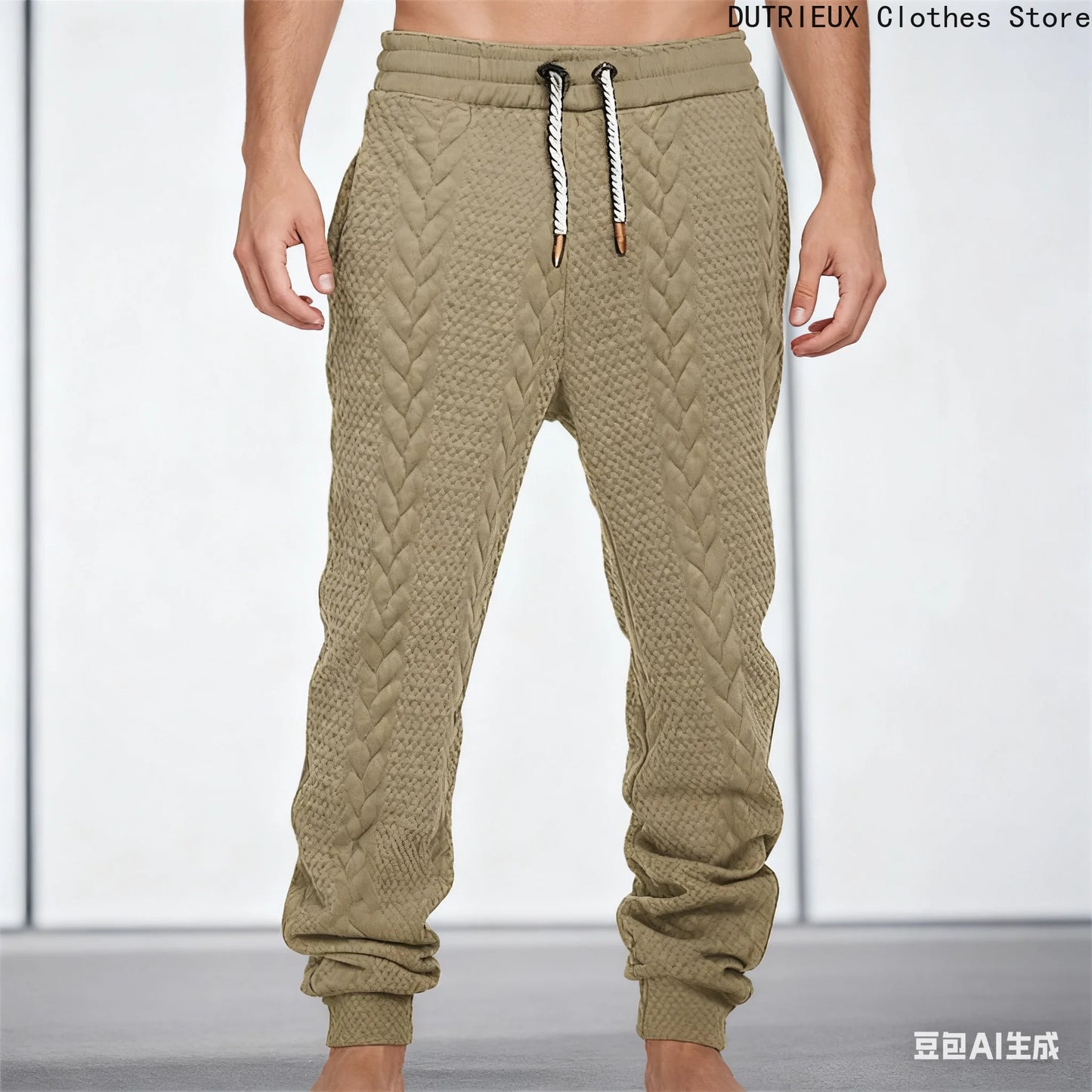 Fall/Winter Men's Pants, Soft and Comfortable Casual Sportswear Pants, Fashionable Street Business Men's Trousers