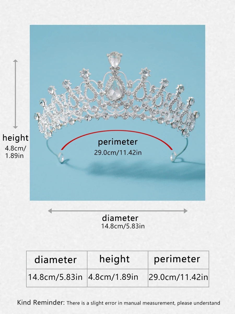 Itacazzo bridal headwear crown, classic Tiras suitable for women's weddings and birthday parties