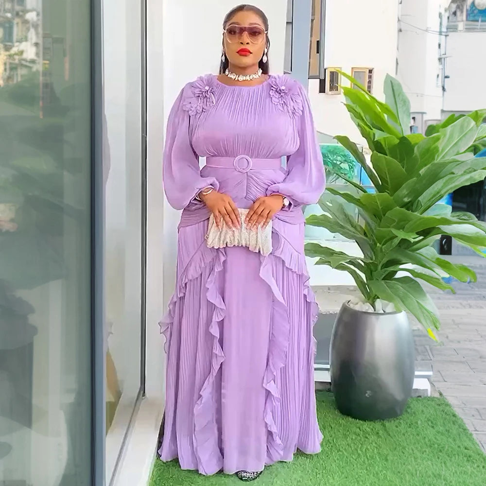 African Dresses For Woman 2025 Africa Clothing Wedding Party Evening Gowns Dashiki Ankara Outfits Dubai Turkey Kaftan Abayas