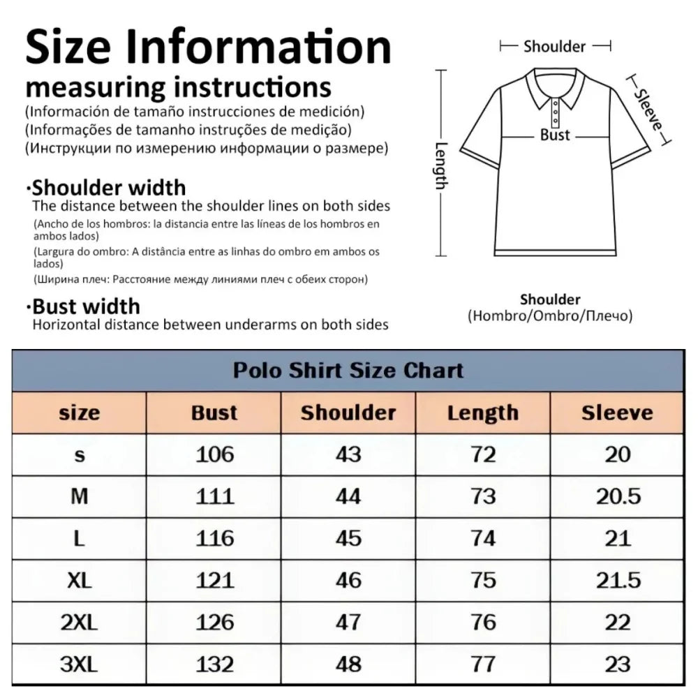 Summer T Shirts for Men 2025 Short Sleeve Men's Clothing Collar 3D Printing Plain Shirt Striped Polo Tees Fashion Pullover Tops