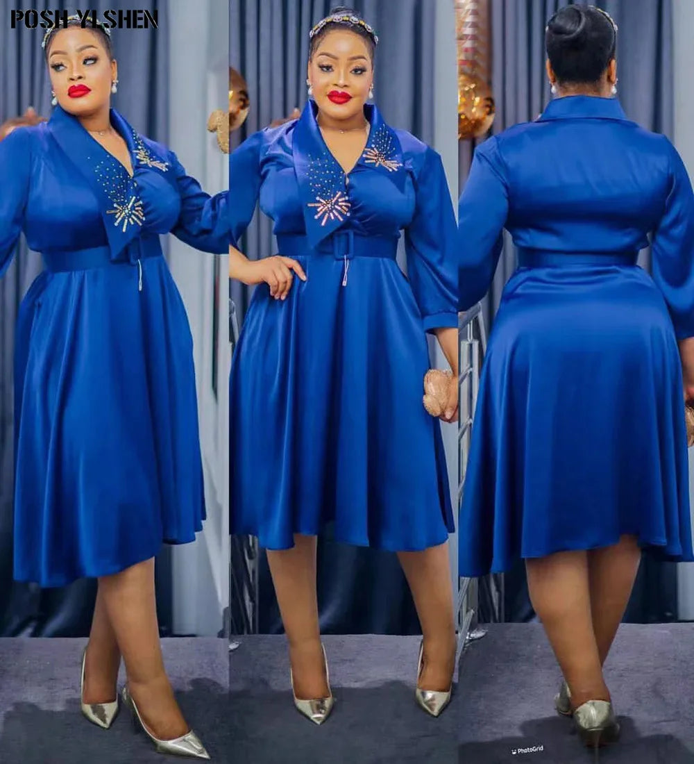 Elegant African Wedding Dresses for Women 2024 Plus Size Turkey Evening Party Dress Dashiki Ankara Outfits Robe Africa Clothing