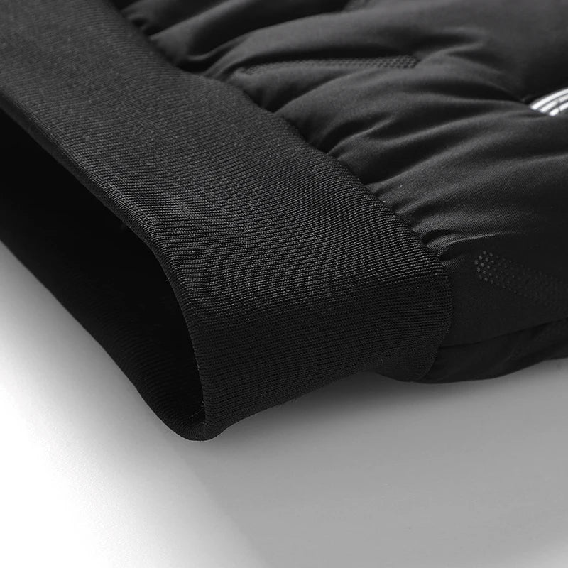 Men’s Winter Parka Jacket Fleece Lined Warm Hooded Coat Cotton Padded Zip Up Outerwear Casual Thick Windbreaker for Cold Weather