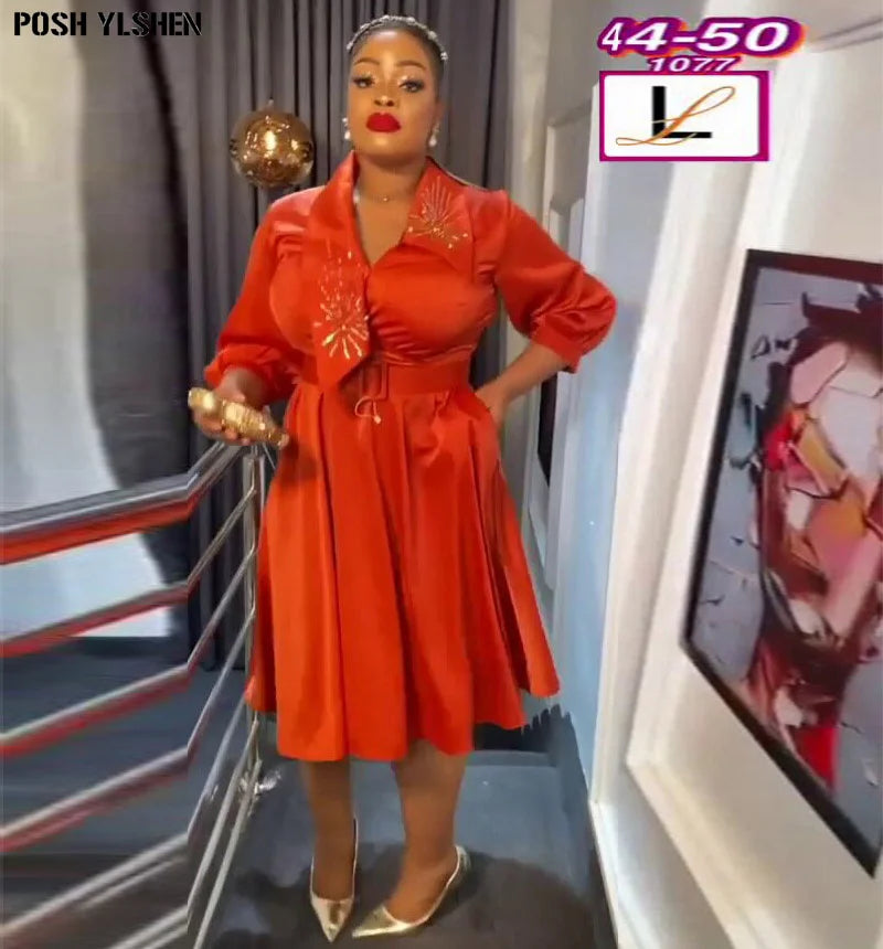 Elegant African Wedding Dresses for Women 2024 Plus Size Turkey Evening Party Dress Dashiki Ankara Outfits Robe Africa Clothing