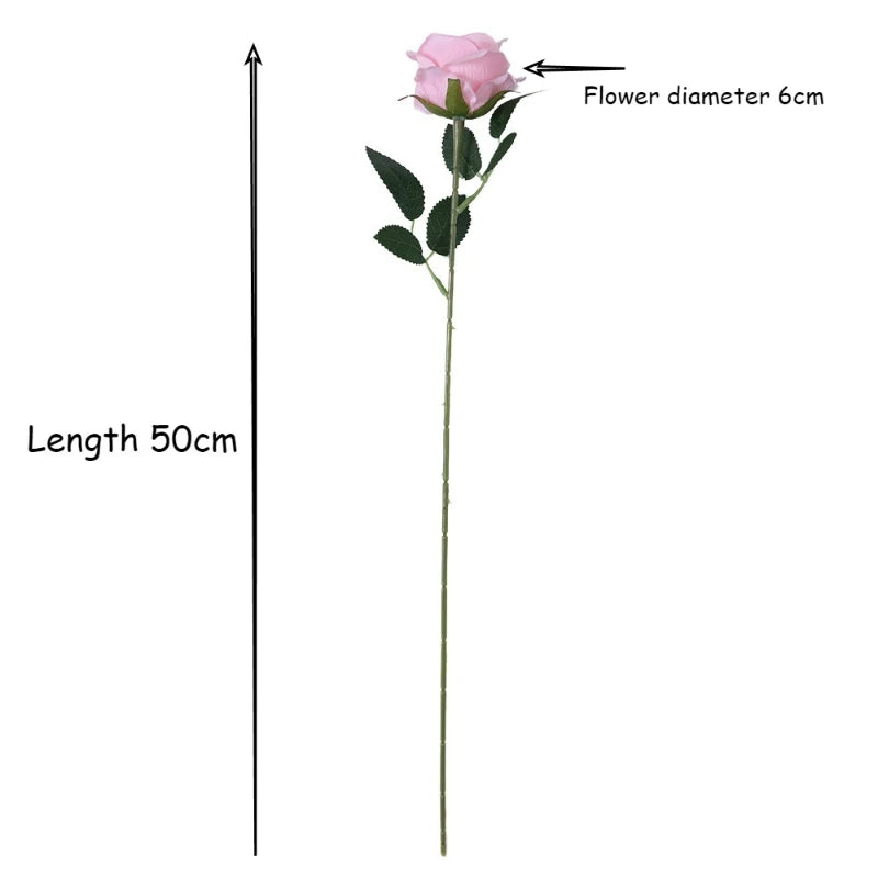 Artificial Roses Flowers Wedding Procional Flower Arch Decor Handheld Baund Wall Flower Bouquet Home Decor Accories
