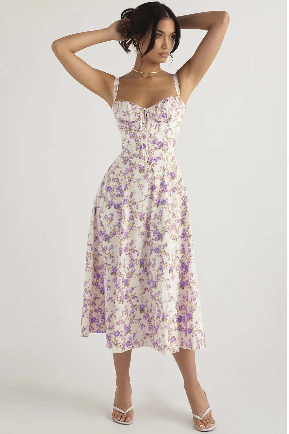 Women Beach Vacation Dress French Lazy Style Dress-Solid Color Or Printed Multi-Color Spring Summer 2025 New Arrival