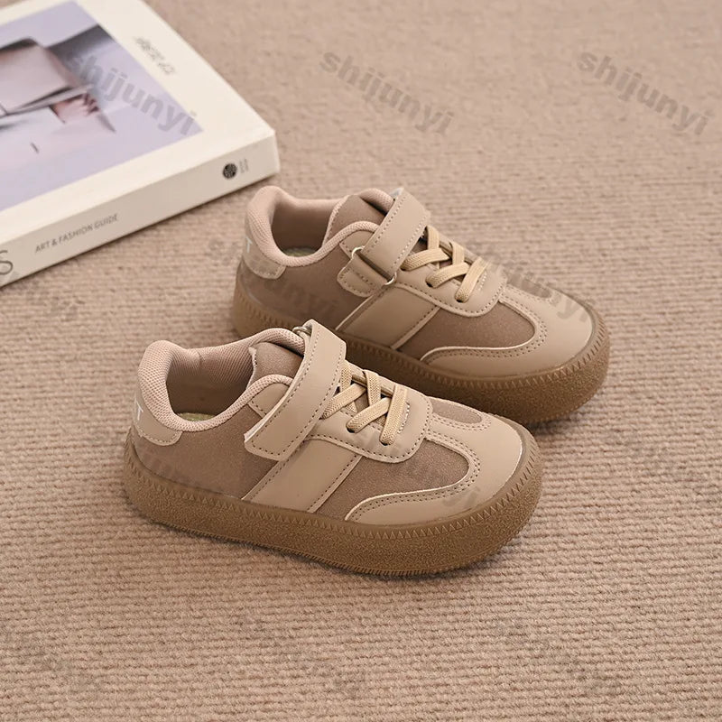 Children Casual Sports Shoes 2025 Spring New Girls Running Shoes Kids Sneakers Fashion Single Shoes Boys Leisure Walking Shoe