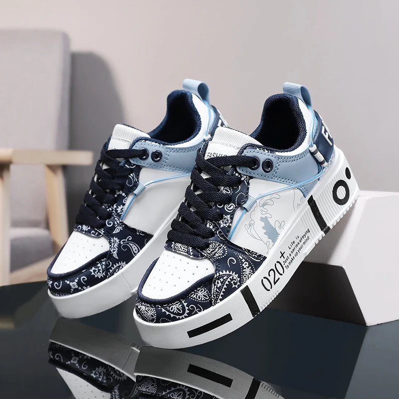 Youth Board Shoes 2025 New Men Women Parent Child Sports Shoes Fashionable Thick Sole Non-slip Casual Walking Shoes Size 31-44