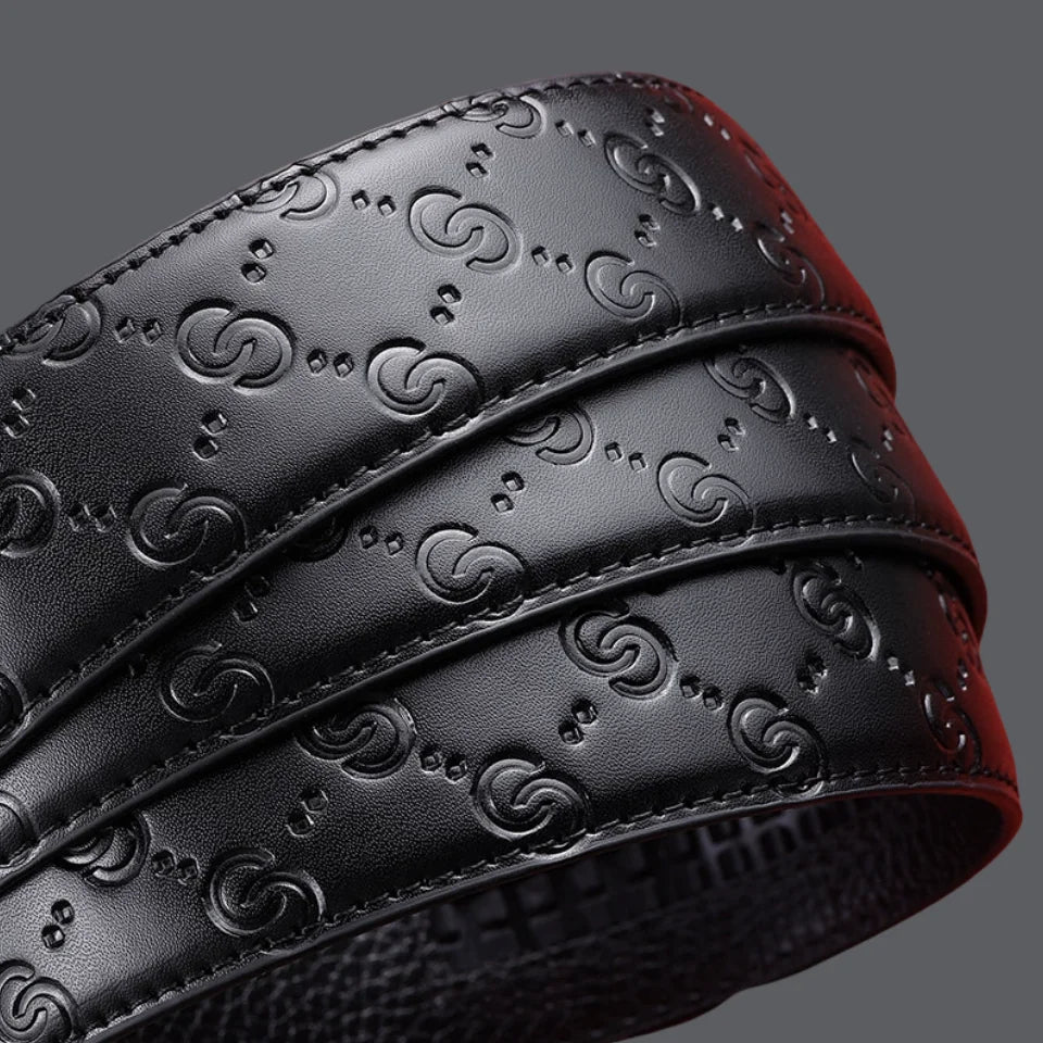 Fashion designer belts men's belts quality belts cowhide belts ratchet belts automatic buckle belts