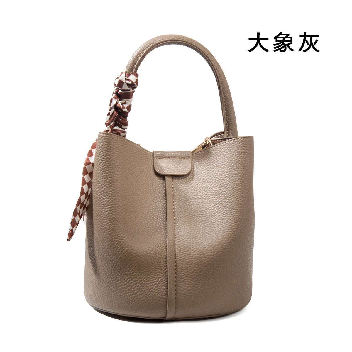 Luxury Top Handle Bag Women Crossbody Shoulder Bags Bucket Portable Tote Bag PU Leather Ladies Hand Bag Designer