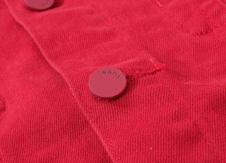 Men Pink Denim Jackets Outwear Slim Fit Denim Coats New Fashion Male Cotton Casual Jeans Jackets Streetwear Jean Coats Size 4XL