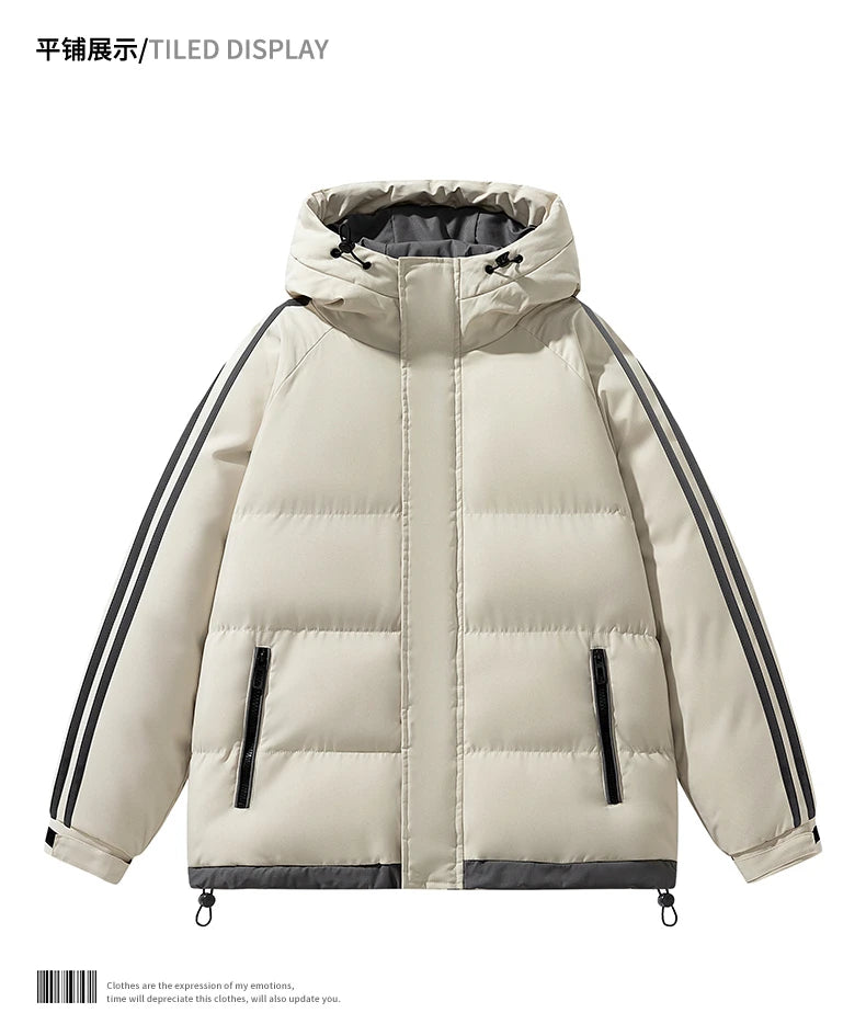 Winter Outdoor Men's Cold proof Warm Sports and Leisure Thick Cotton Jacket Winter Comfortable Fashion Trend Versatile Jacket
