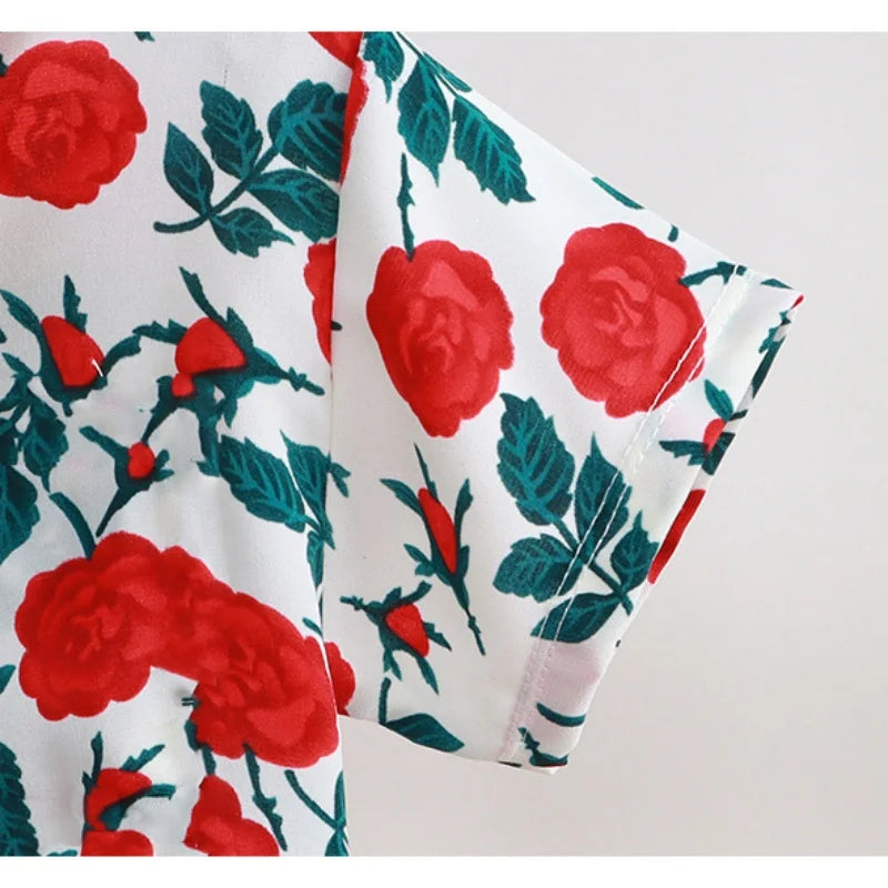 Kids Baby Summer Clothing Leaf Printed Boys Short Sleeve Shirt+Shorts 2Pcs Suit Trendy Children Thin Style Outfit