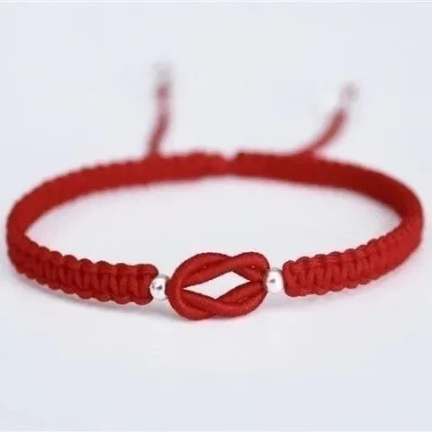 Love Knot Rope Braided Bracelet 'Always Together' Casual Adjustable String Handmade Matching Gift for Her Couple Teens Girls Boy