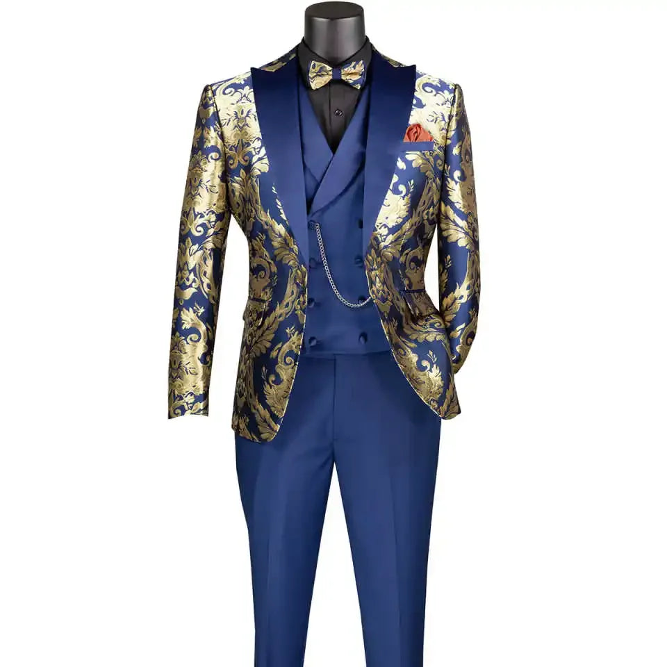 Latest Design Black White Dots Mens Suits For Wedding Shawl Lapel Groom Tuxedos Slim Fit Terno Masculino Prom Party 3 Pieces Set